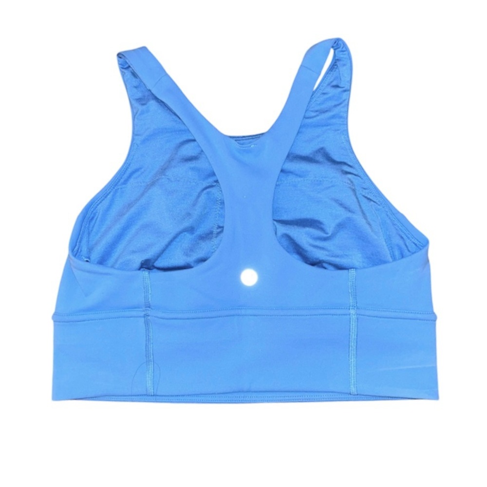 Lululemon Wunder Train Longline Bra, Blue Nile, Sz. 8 - Picture 4 of 7
